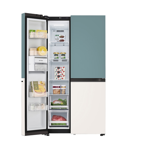 LG디오스 냉장고렌탈 오브제 양문형 냉장고 S834MTE20 등록설치비면제 3년주기 방문관리