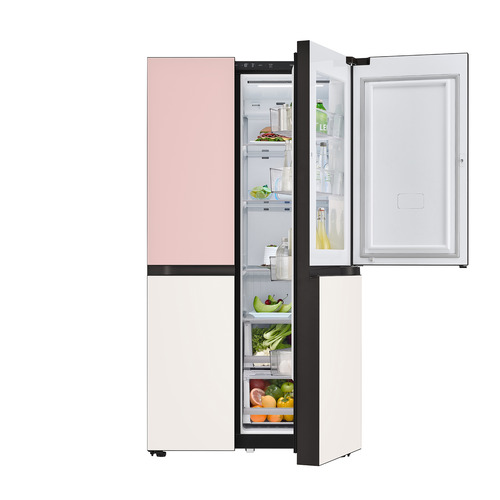 LG디오스 냉장고렌탈 오브제 양문형 냉장고 S834PB35 등록설치비면제 3년주기 방문관리