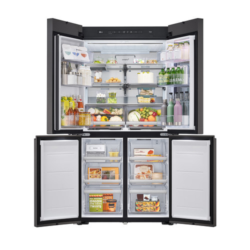 LG디오스 냉장고렌탈 오브제 무드업 노크온 냉장고 M874GNN3A1 등록설치비면제 3년주기 방문관리